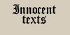 Innocent texts